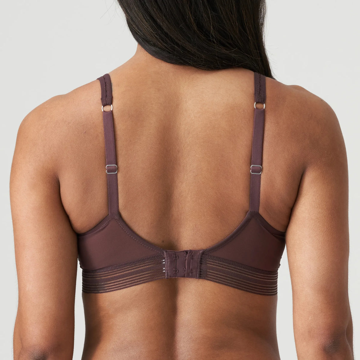 MARIE JO RICHARD WIRE BRA - AUBERGINE