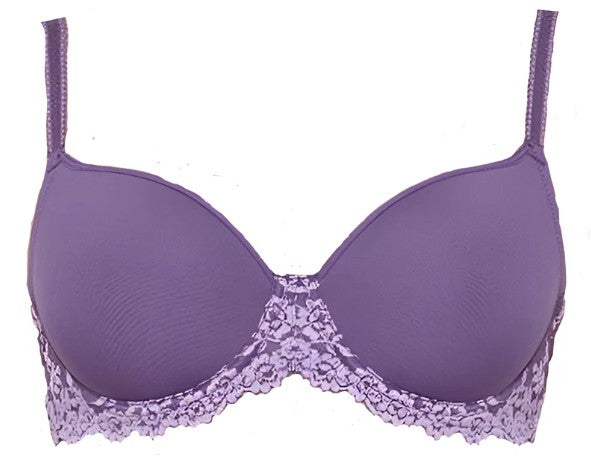 WACOAL EMBRACE LACE CONTOUR BRA- GRAPE COMPOTE MULTI