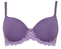 WACOAL EMBRACE LACE CONTOUR BRA- GRAPE COMPOTE MULTI