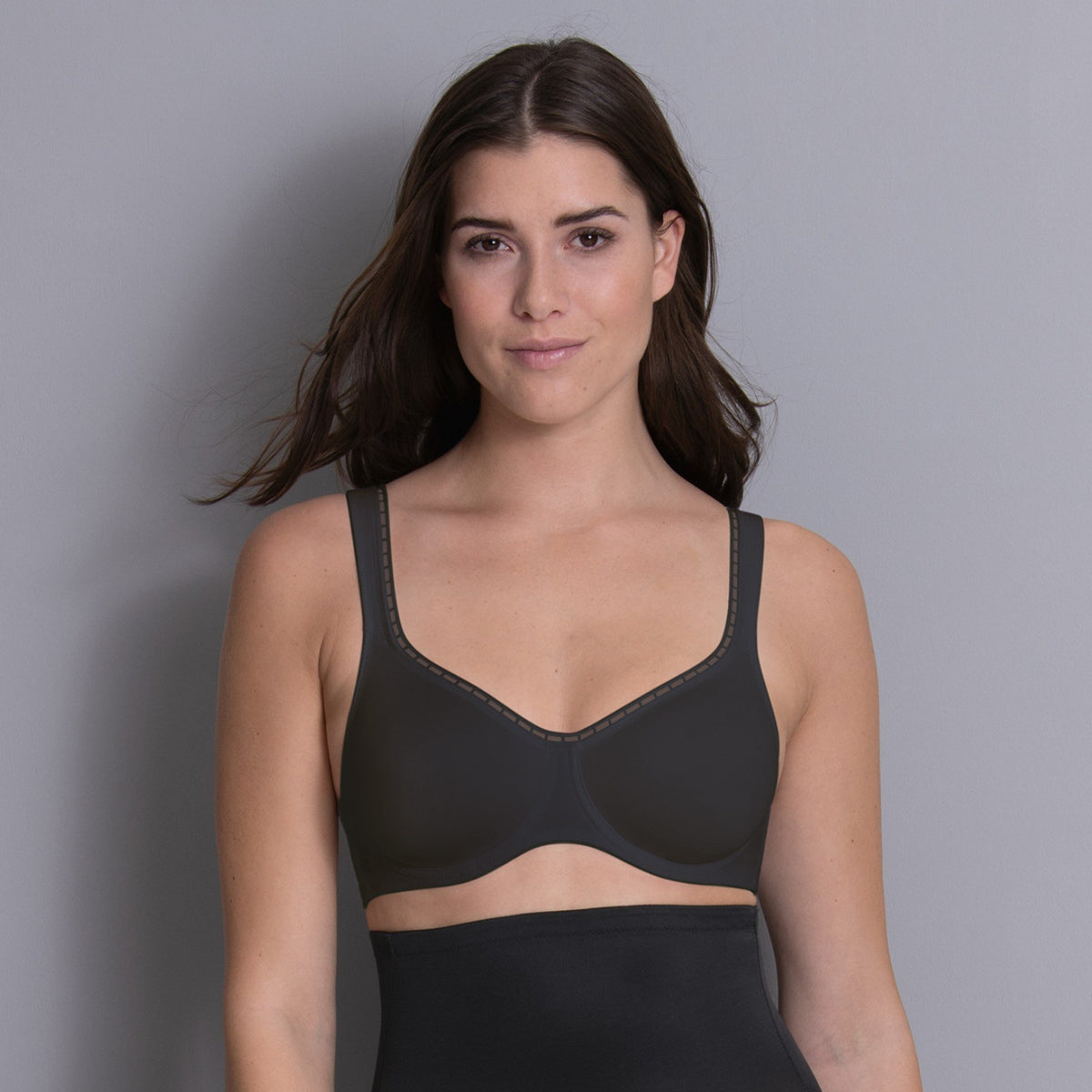 ANITA TWIN FIRM FULL CUP UNDERWIRED BRA - BLACK