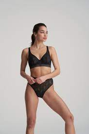 MARIE JO RICHARD WIRE BRA - BLACK