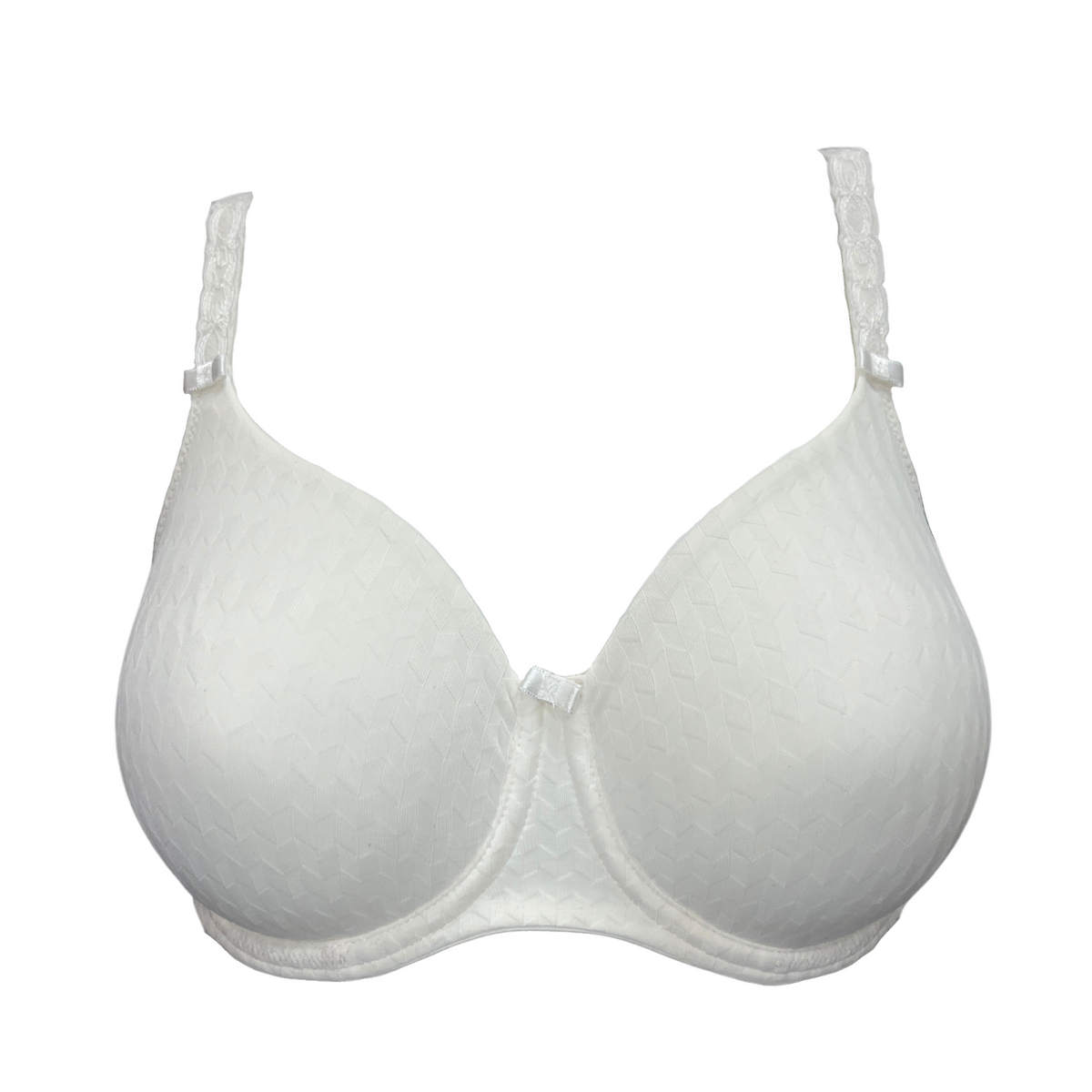 ROSA FAIA CHARLIZE UNDERWIRE BRA - CRYSTAL