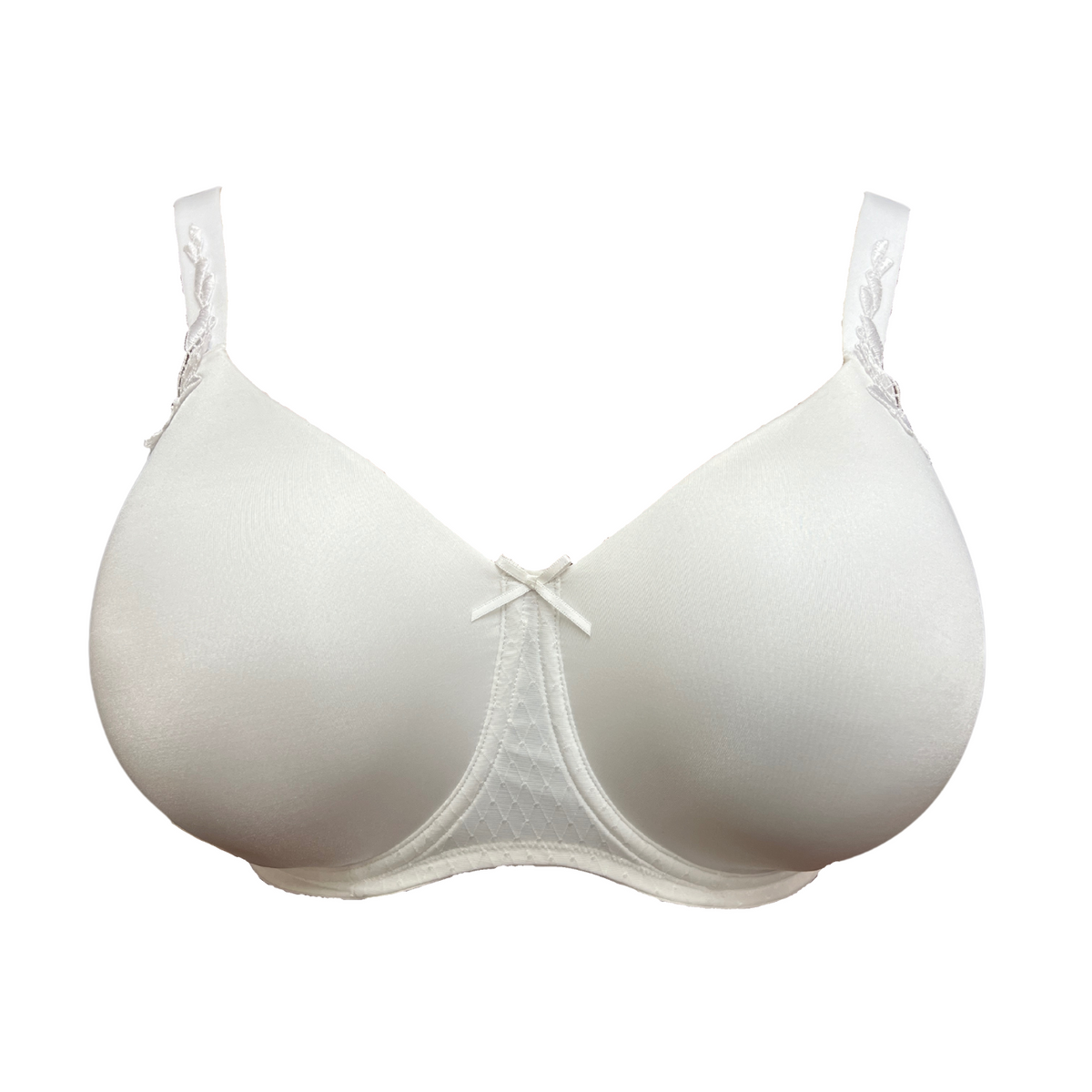 AMOENA BIANCA WIRELESS MASTECTOMY BRA - WHITE