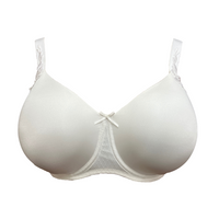 AMOENA BIANCA WIRELESS MASTECTOMY BRA - WHITE