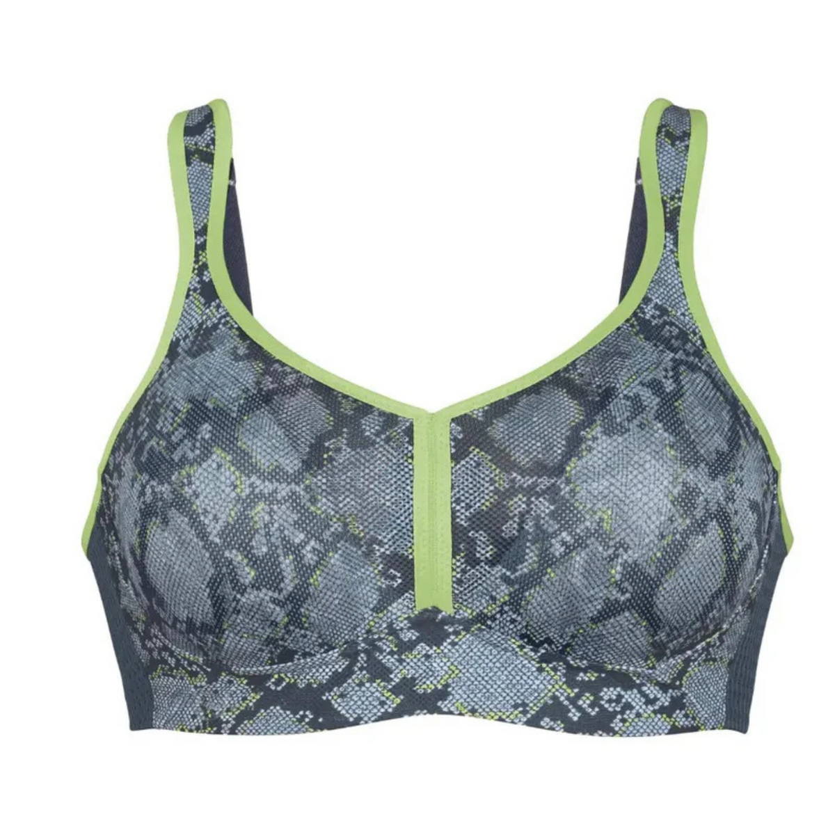 ANITA AIR CONTROL SPORTS BRA WITH PADDED CUPS - VIPER GREY