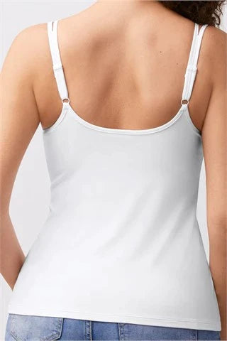 AMOENA VALLETTA CAMISOLE - WHITE