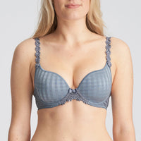 MARIE JO AVERO PADDED HEART SHAPED BRA - ATLANTIC BLUE