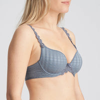 MARIE JO AVERO PADDED HEART SHAPED BRA - ATLANTIC BLUE