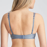 MARIE JO AVERO PADDED HEART SHAPED BRA - ATLANTIC BLUE