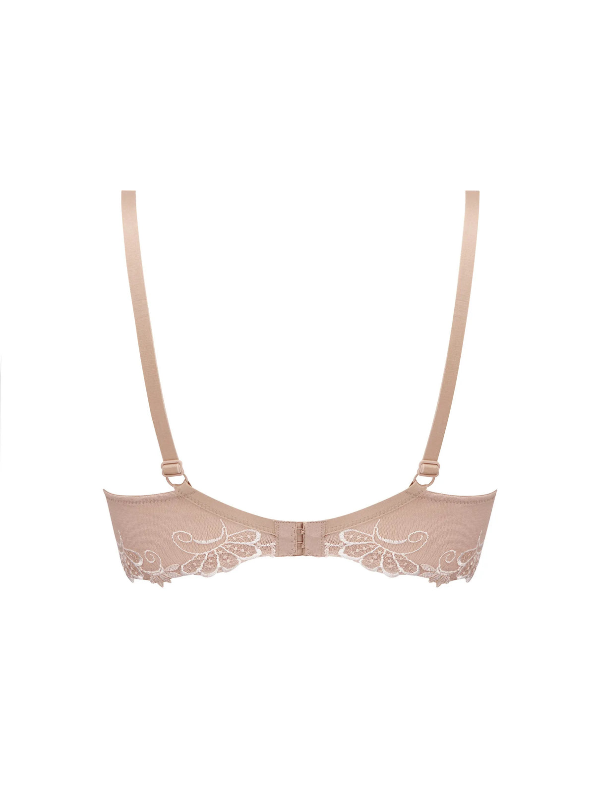 LISE CHARMEL DRESSING FLORAL 3D SPACER PLUNGE BRA - AMBRE NACRE