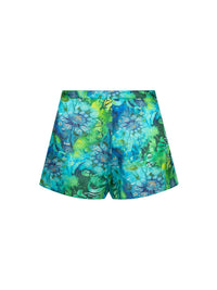 LISE CHARMEL GRACE AQUATIQUE FLORAL AQUA CAMISOLE & SHORT SET