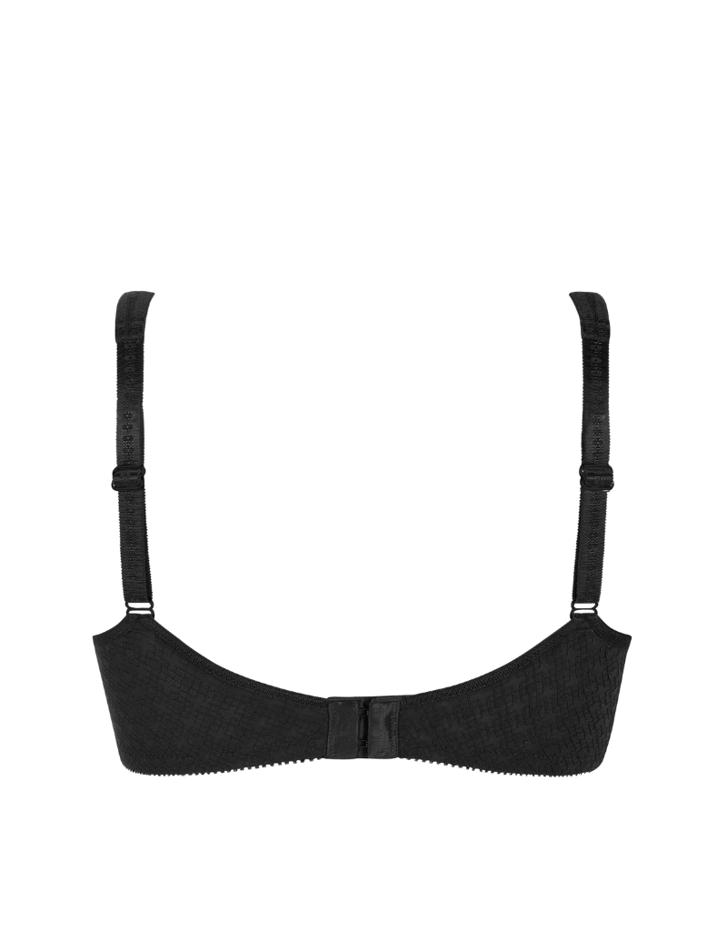 AMOENA TIANA WIRELESS MASTECTOMY BRA - BLACK