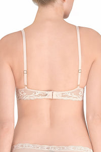 NATORI FEATHERS CONTOUR PLUNGE BRA - CAMEO ROSE