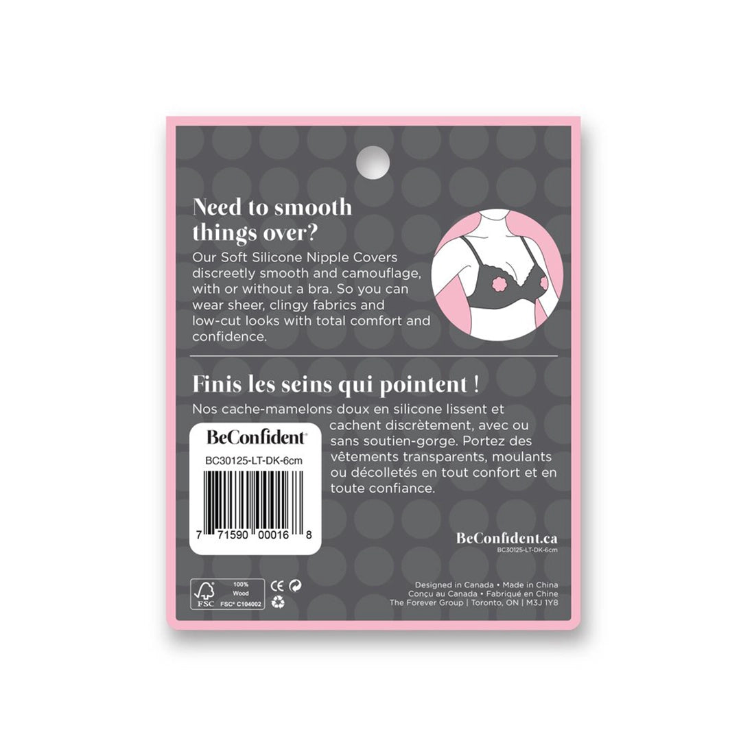 BE CONFIDENT REUSABLE SOFT SILICONE NIPPLE COVERS