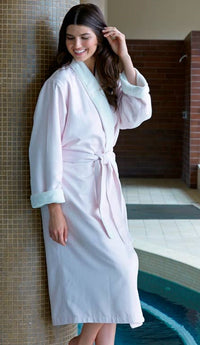 MANSFIELD LUXE LOUNGE MICROFIBER SHIMMER LINED ROBE