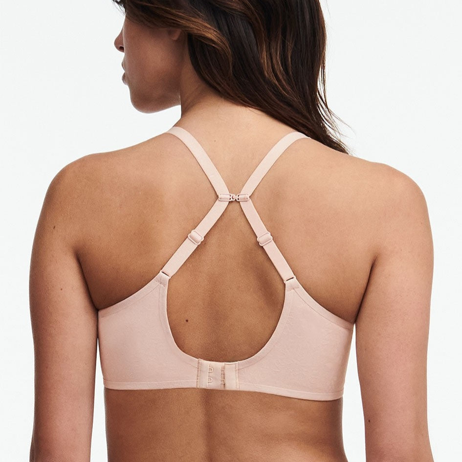 CHANTELLE COMFORT CHIC FULL COVERAGE MEMORY BRA - NUDE ROSE