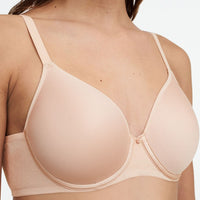 CHANTELLE COMFORT CHIC FULL COVERAGE MEMORY BRA - NUDE ROSE