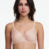 CHANTELLE COMFORT CHIC FULL COVERAGE MEMORY BRA - NUDE ROSE