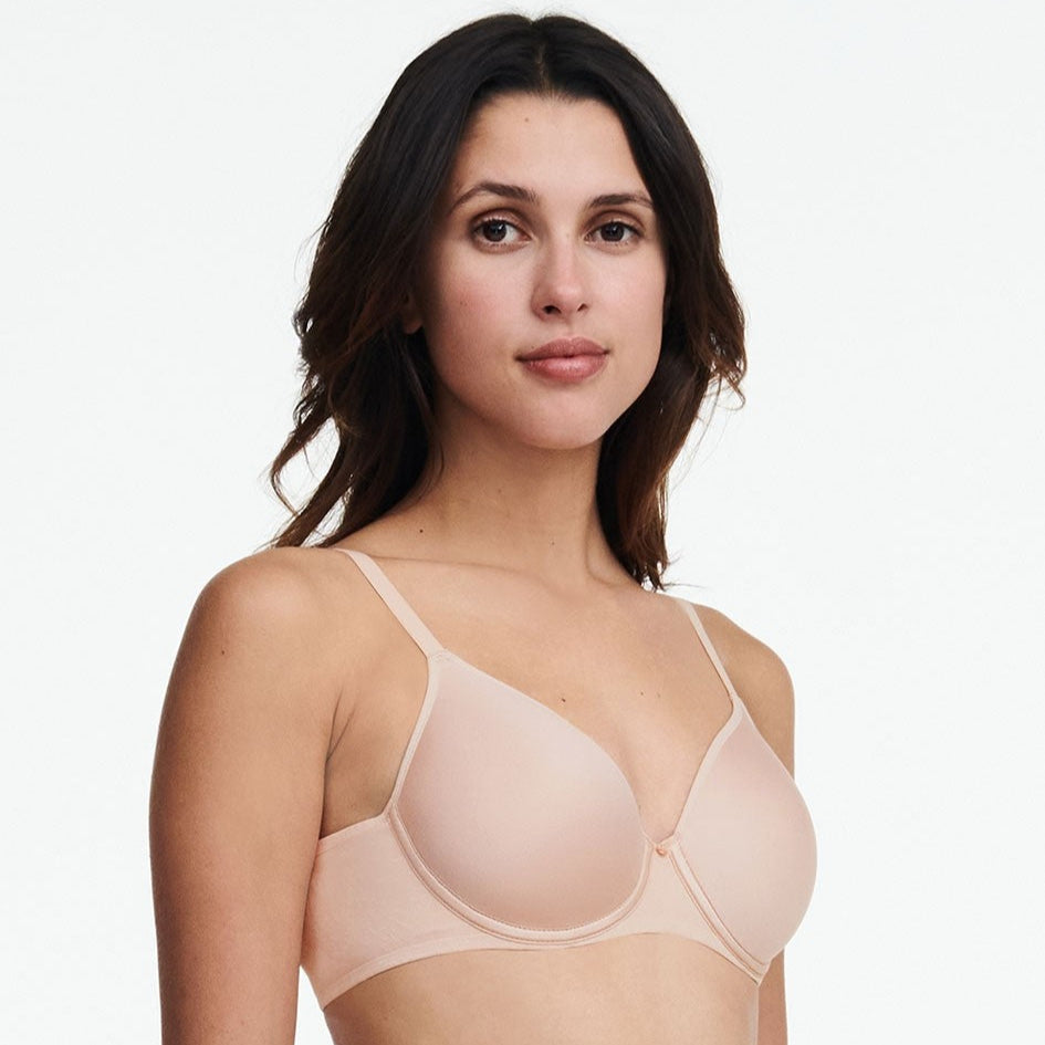 CHANTELLE COMFORT CHIC FULL COVERAGE MEMORY BRA - NUDE ROSE