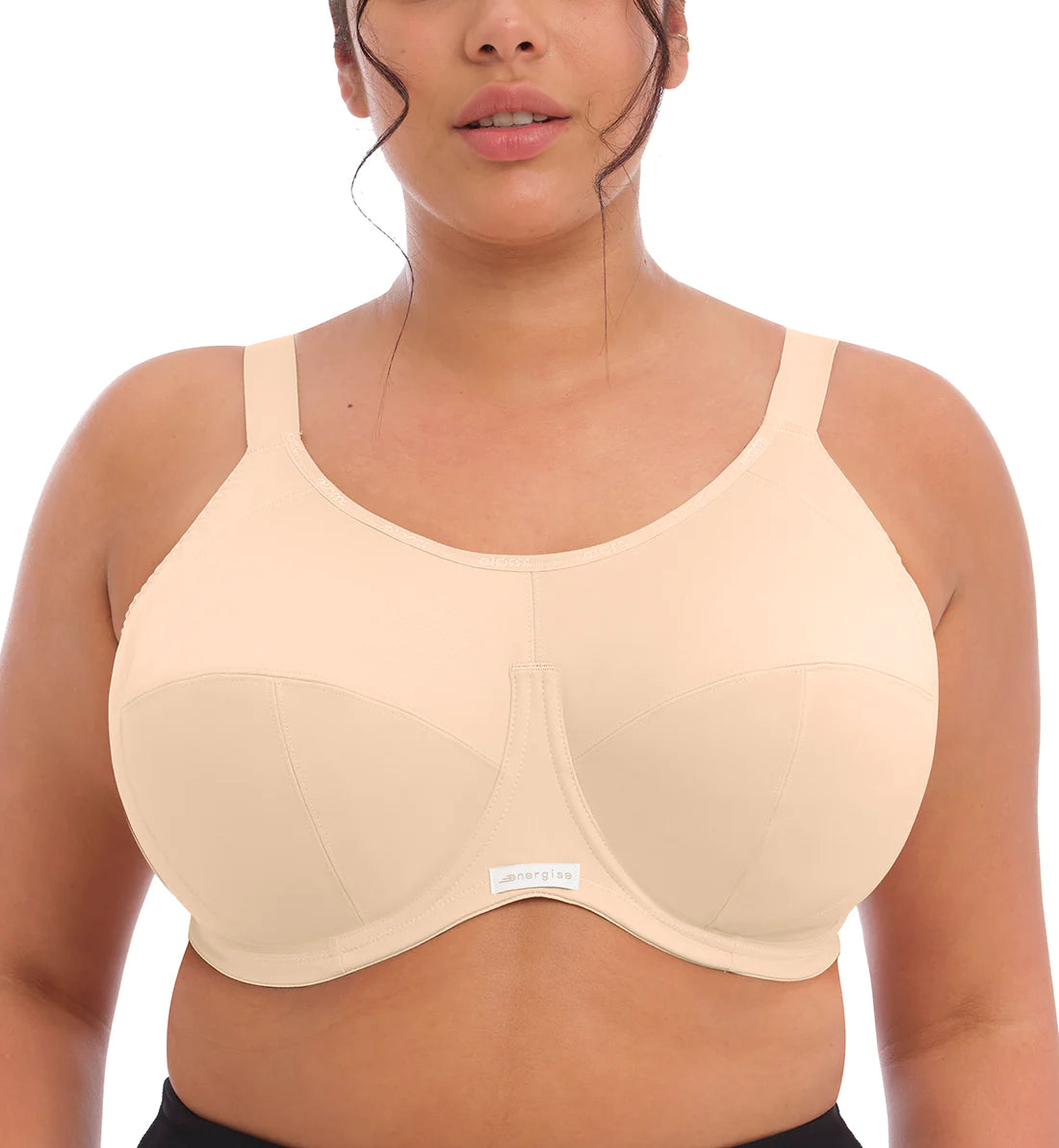 ELOMI ENERGISE SPORTS BRA - NUDE