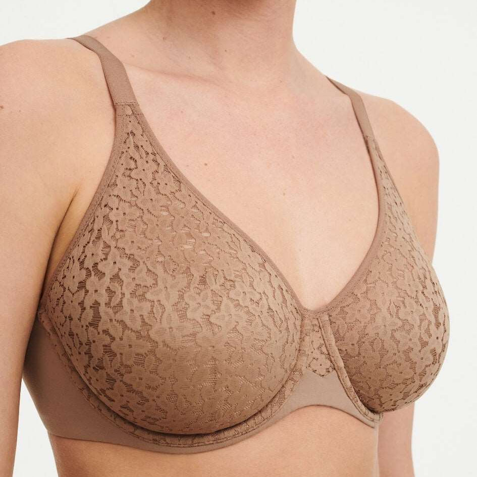 CHANTELLE NORAH COMFORT FLEX FULL COVERAGE BRA - COFFEE LATTE