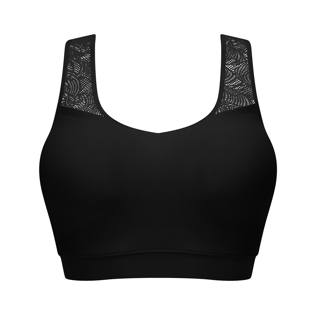 CHANTELLE SOFTSTRETCH LACE V-BACK PADDED BRALETTE