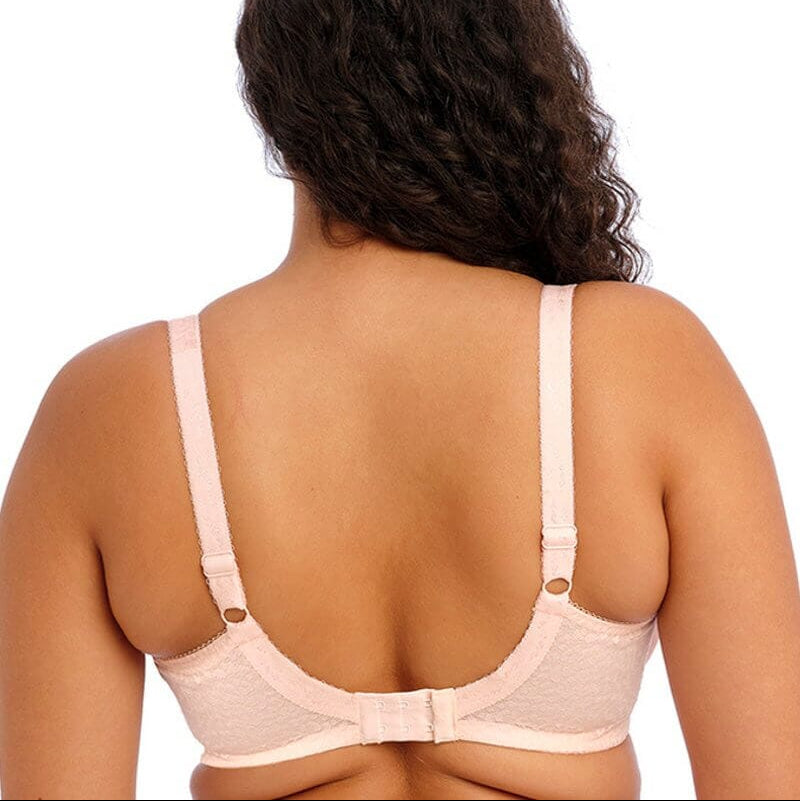 ELOMI LUCIE UNDERWIRED STRETCH PLUNGE BRA - PALE BLUSH