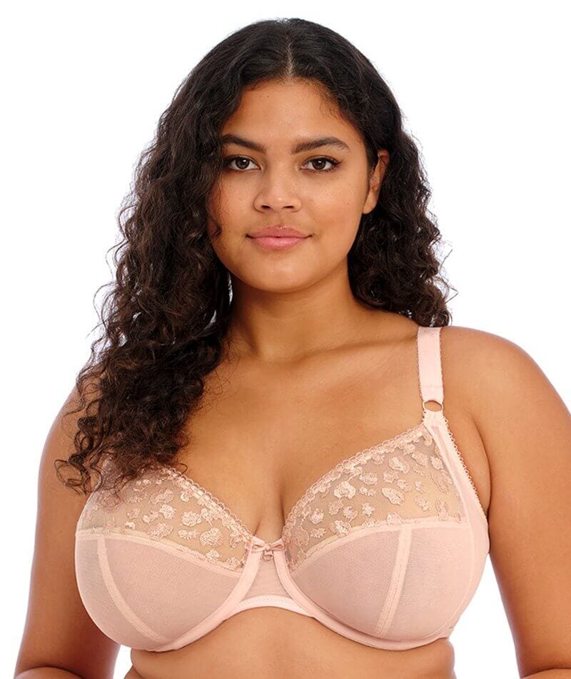 ELOMI NAMRAH BANDLESS PLUNGE BRA - PALE BLUSH