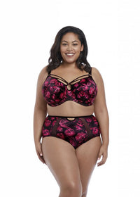 ELOMI SORAYA FULL CUP BRA - DARK ROSE