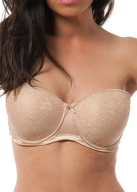 EMPREINTE MELODY PADDED STRAPLESS BRA - CARAMEL