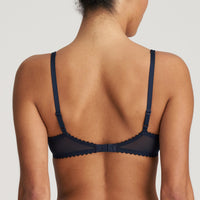 MARIE JO JANE BALCONY BRA HORIZONTAL SEAM- VELVET BLUE