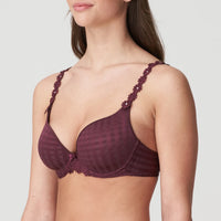 MARIE JO AVERO PADDED BRA HEART SHAPE - WINE