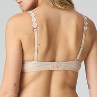 MARIE JO AVERO PADDED HEART SHAPE BRA - CAFFE LATTE