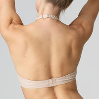 MARIE JO AVERO PADDED HEART SHAPE BRA - CAFFE LATTE
