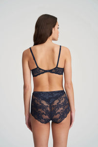 MARIE JO SYLVIA PADDED PUSH UP BRA - VELVET BLUE