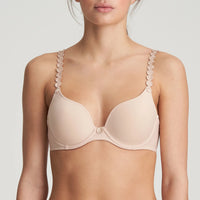 MARIE JO TOM PADDED BRA HEARTSHAPE - CAFFE LATTE