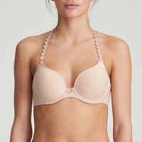 MARIE JO TOM PADDED BRA HEARTSHAPE - CAFFE LATTE