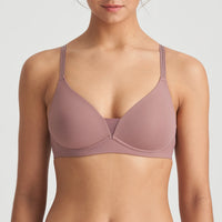 MARIE JO LOUIE FULL CUP BRA WIRELESS - SATIN TAUPE