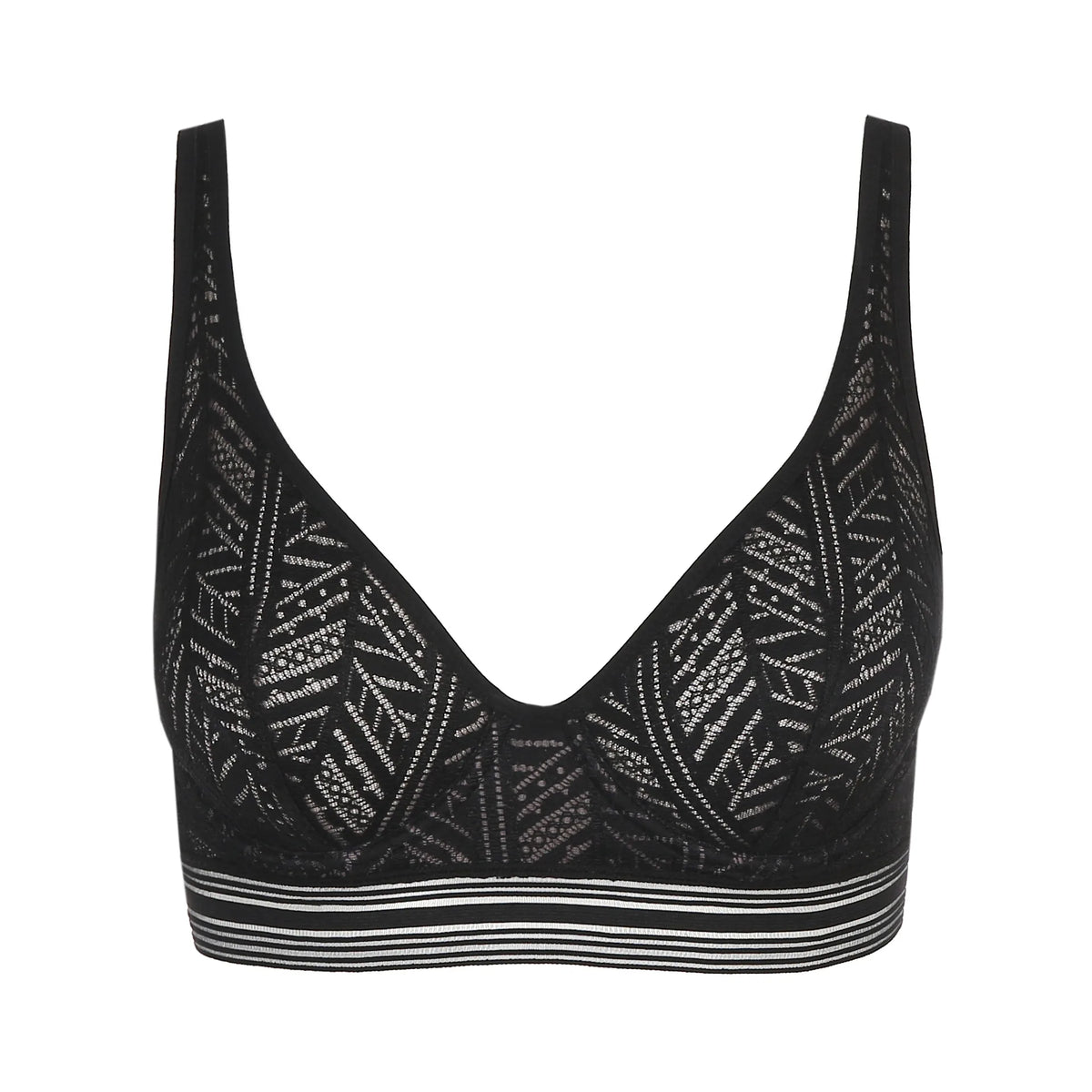 MARIE JO RICHARD WIRE BRA - BLACK