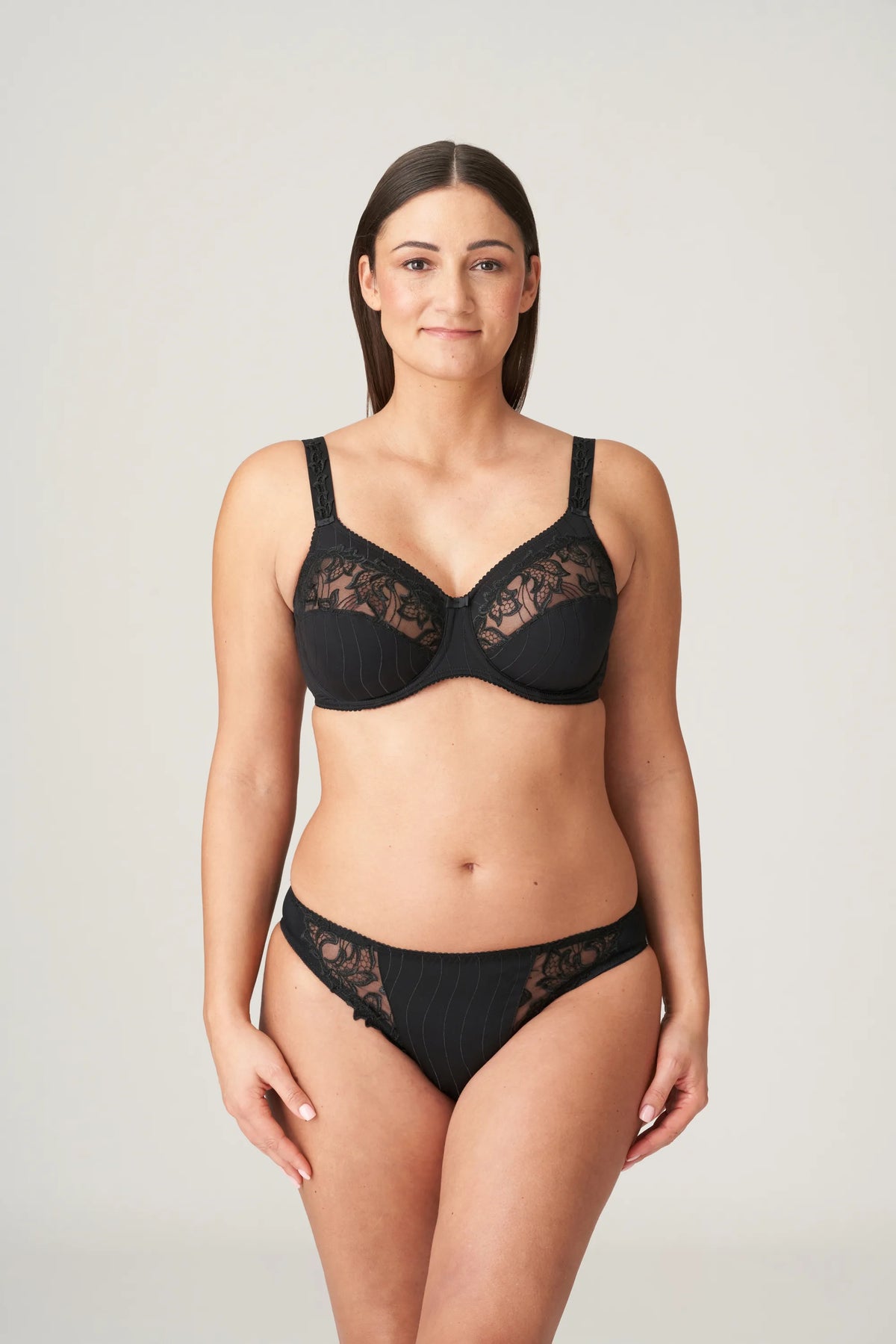 PRIMA DONNA DEAUVILLE FULL CUP COMFORT BRA - BLACK