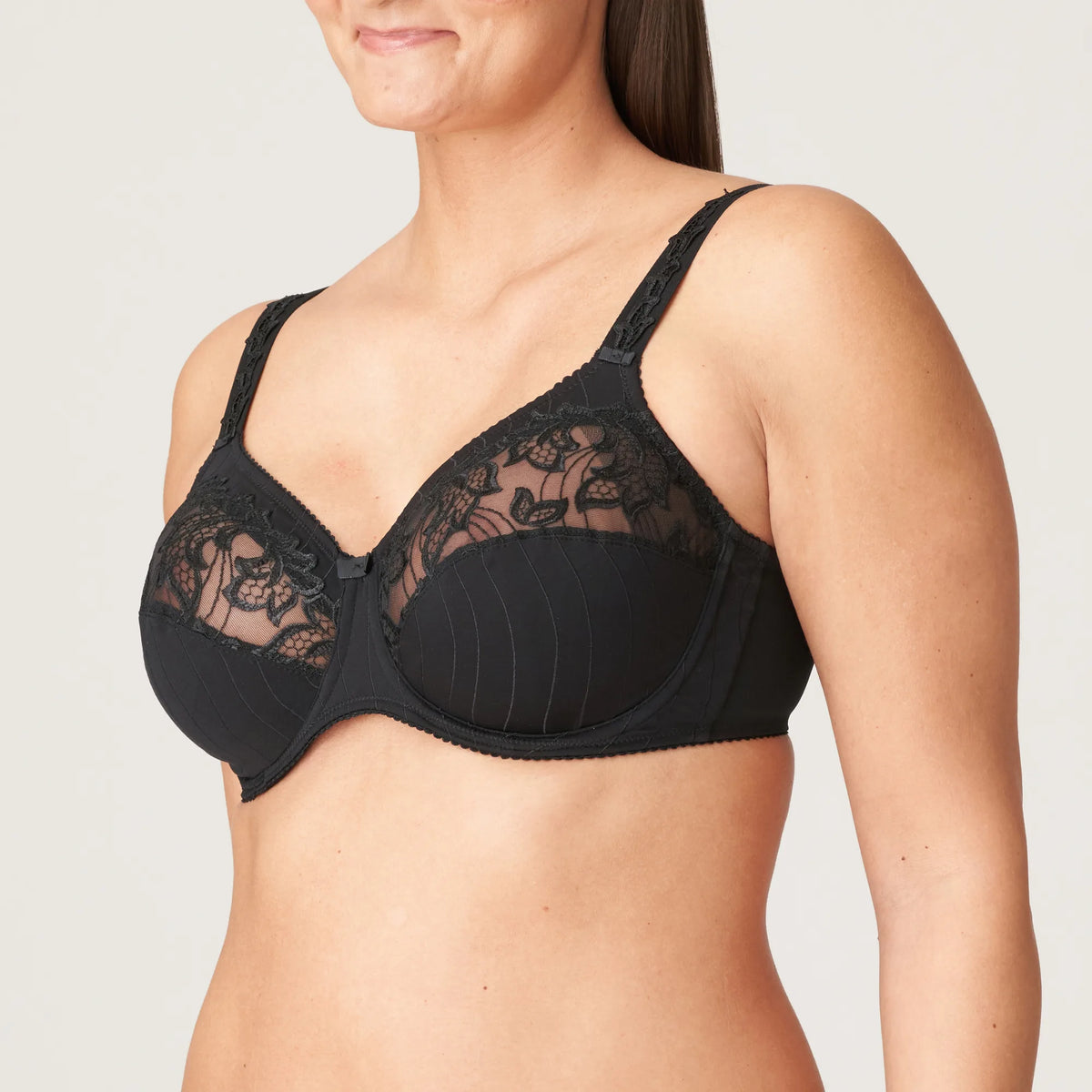PRIMA DONNA DEAUVILLE FULL CUP COMFORT BRA - BLACK