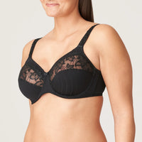 PRIMA DONNA DEAUVILLE FULL CUP COMFORT BRA - BLACK
