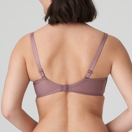 PRIMA DONNA MADISON PADDED HEART SHAPE BRA - SATIN TAUPE
