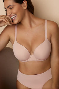 PRIMA DONNA FIGURAS SPACER PLUNGE BRA - POWDER ROSE