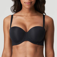 PRIMA DONNA FIGURAS PADDED STRAPLESS BRA - CHARCOAL
