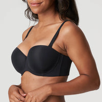 PRIMA DONNA FIGURAS PADDED STRAPLESS BRA - CHARCOAL