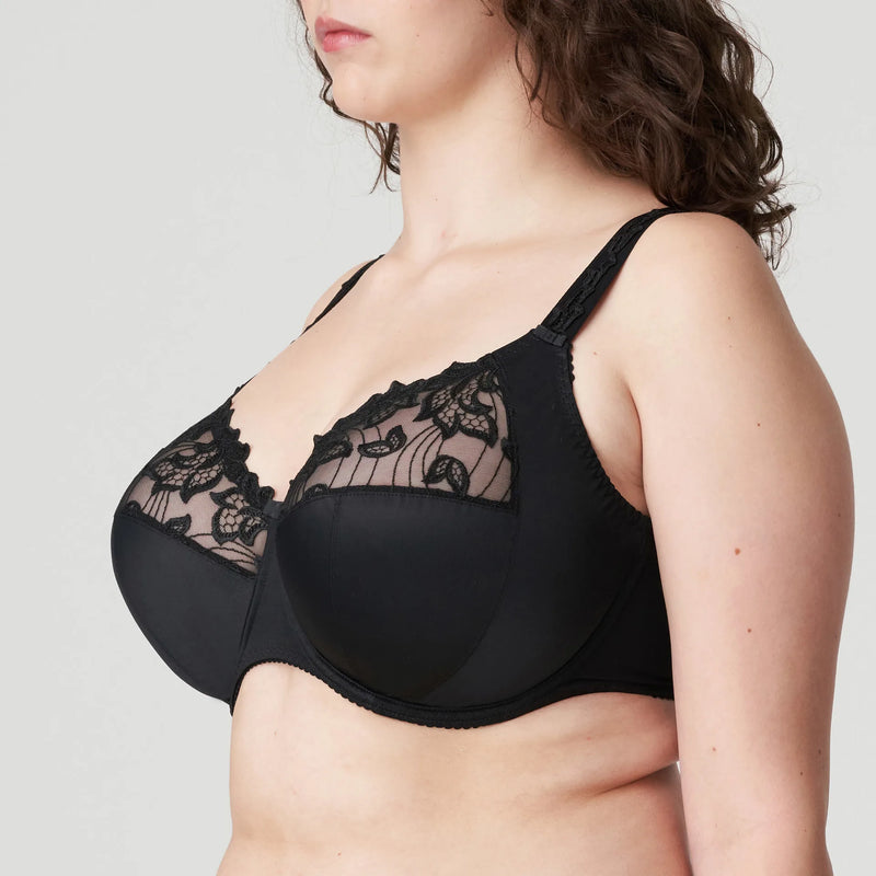 PRIMA DONNA DEAUVILLE SMOOTH FULL CUP BRA - BLACK