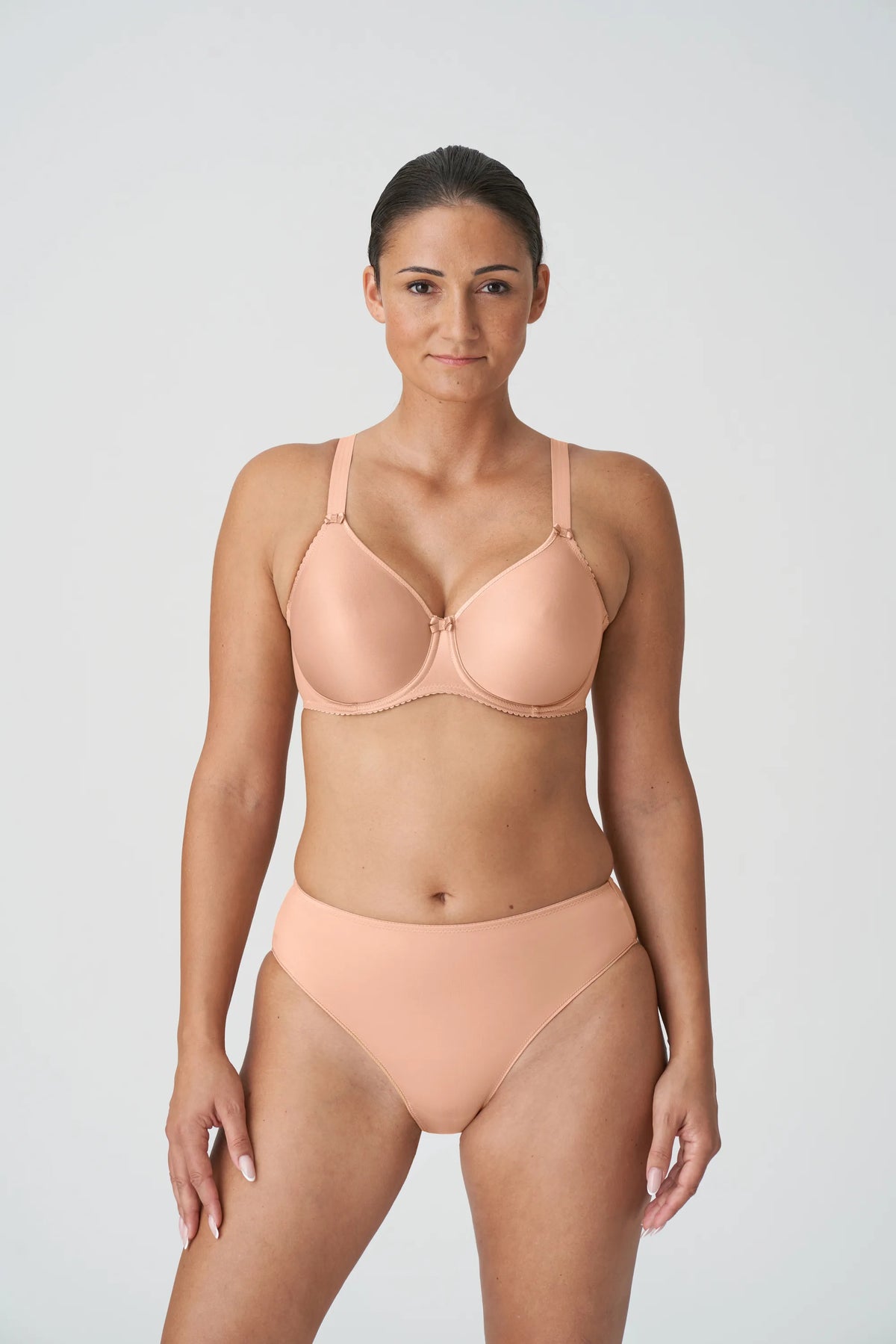 PRIMA DONNA SATIN NON PADDED FULL CUP SEAMLESS - LIGHT TAN