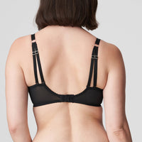PRIMA DONNA VYA SEMI TRANSPARENT FULL CUP BRA - BLACK