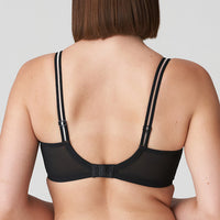 PRIMA DONNA GLASS BEACH PADDED BALCONY BRA - BLACK